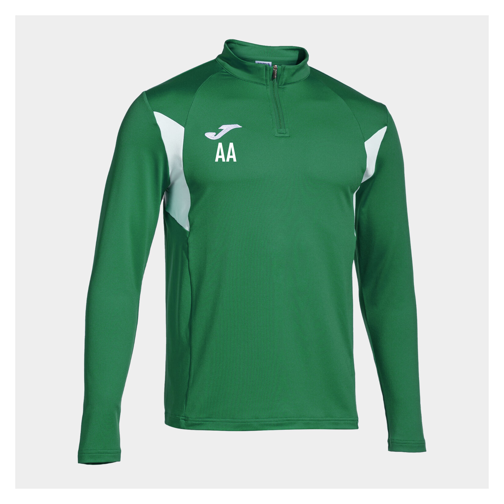Joma Winner III Half-Zip Sweatshirt - Green/White