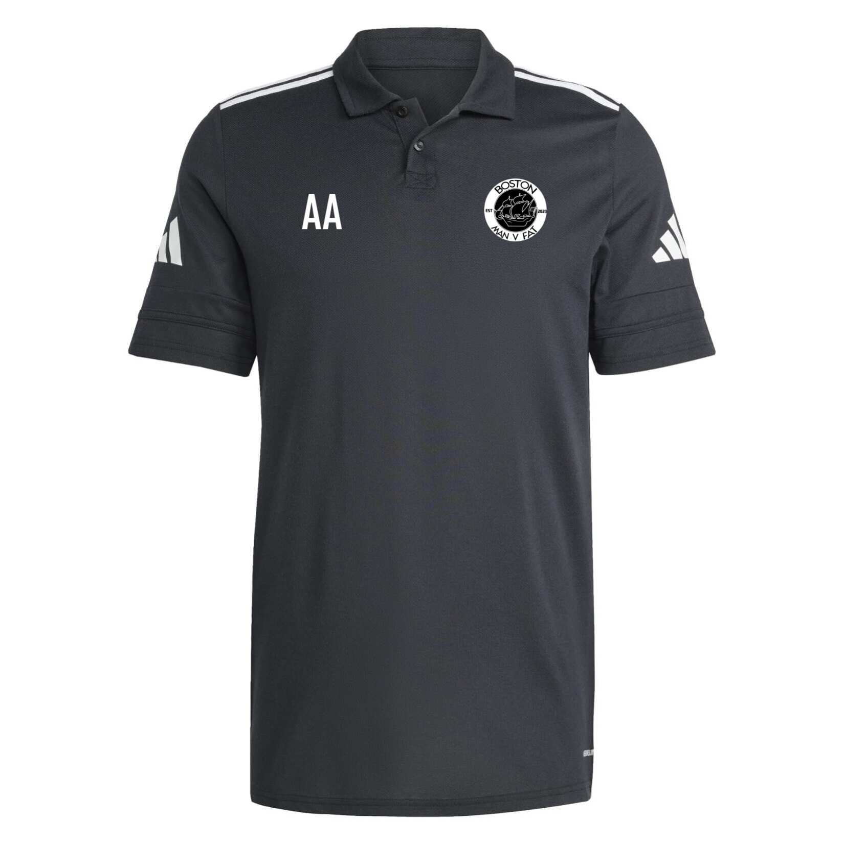 adidas Squadra 25 Cotton Polo - Black/White