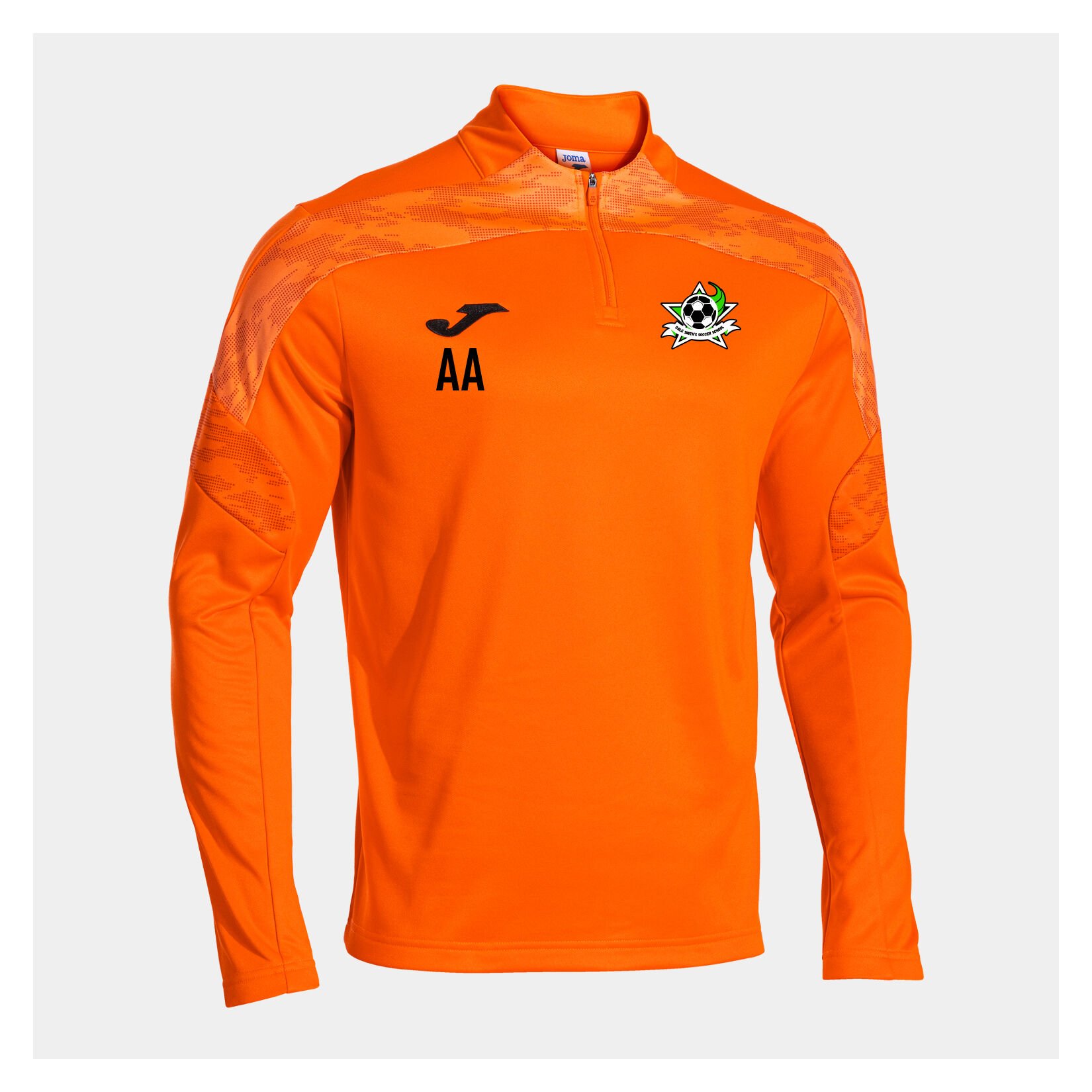 Joma Championship VIII 1/2 Zip Sweatshirt - Orange/Black