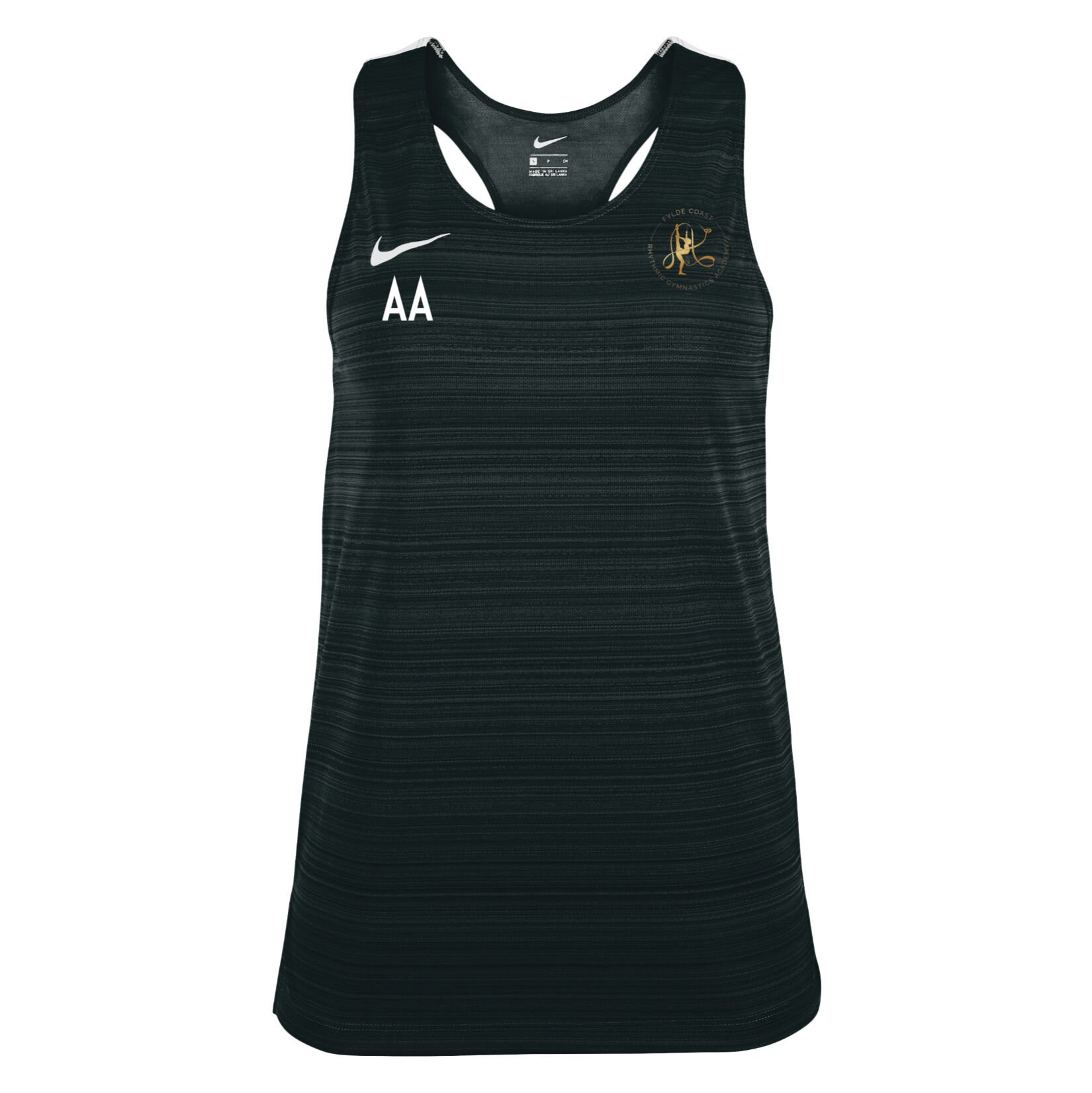 Zelus-Nike Dry Miler Singlet (W) - Black/White