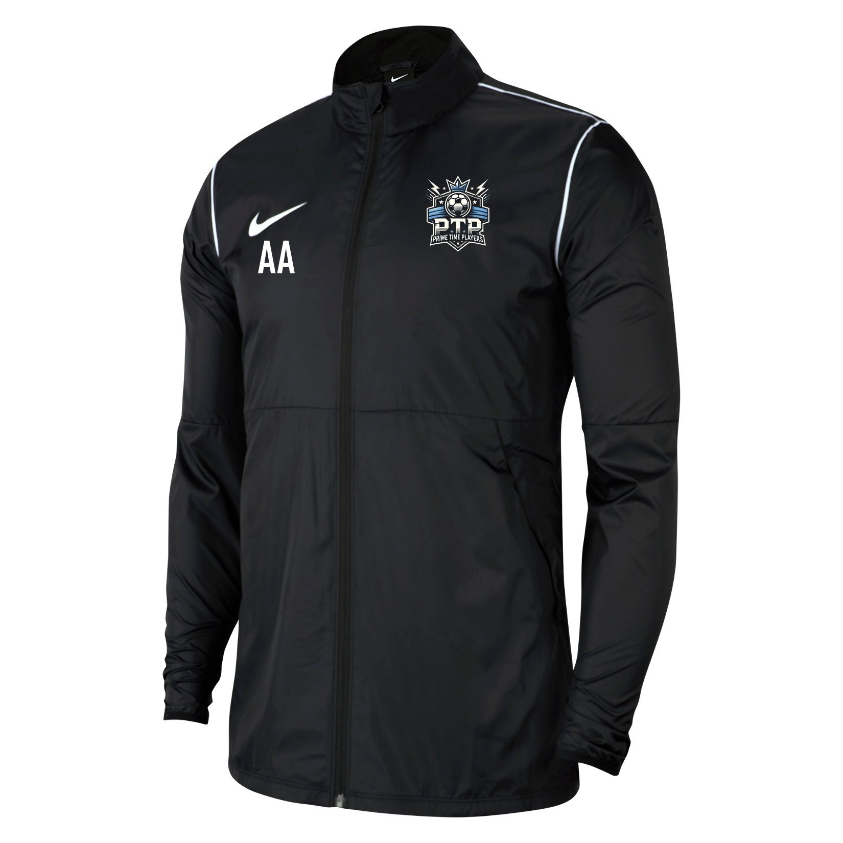 Nike Park 20 Repel Rain Jacket - Black/White/White