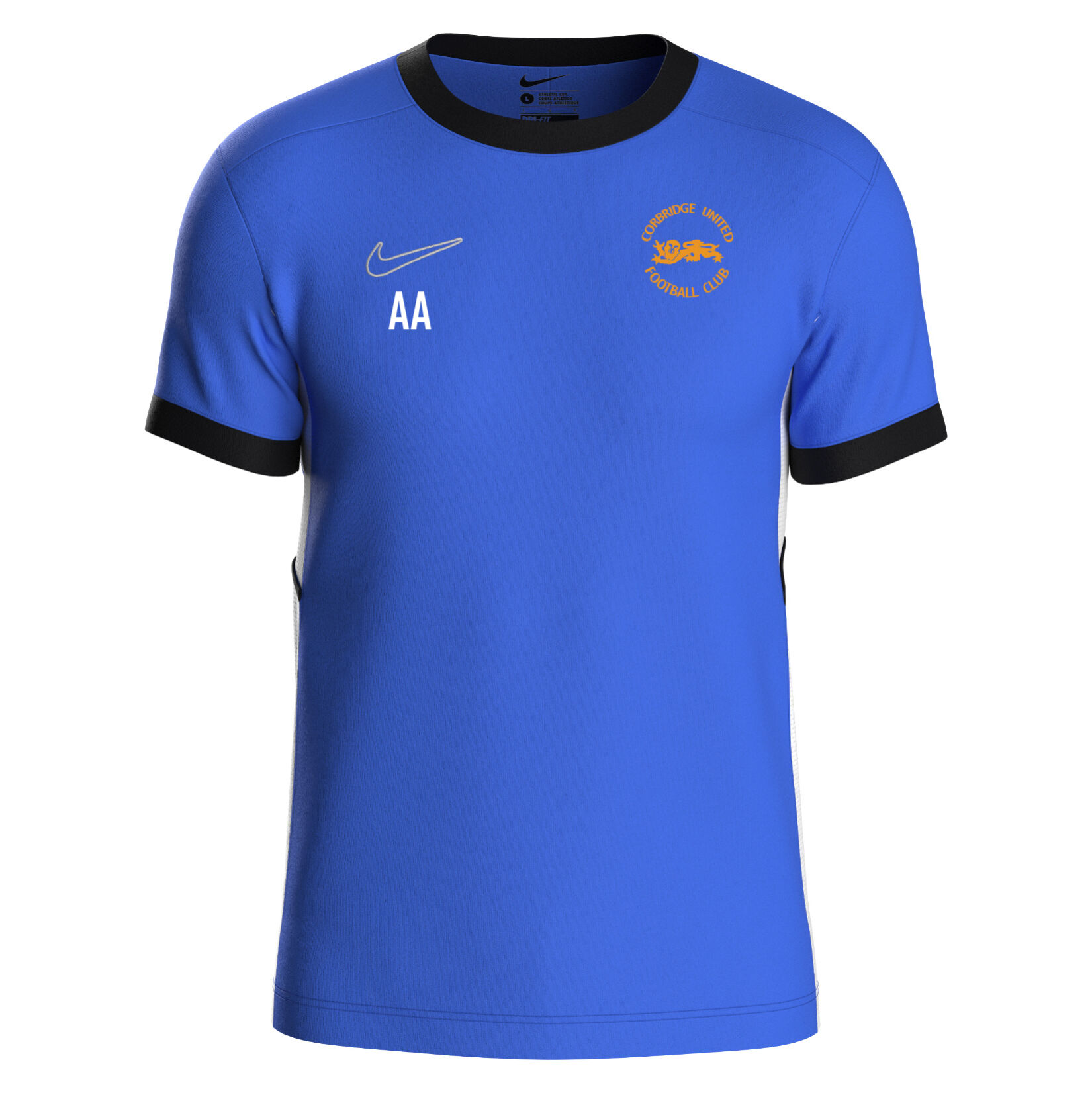 Nike Academy 25 Short-Sleeve Training Top - Royal Blue/Obsidian/White