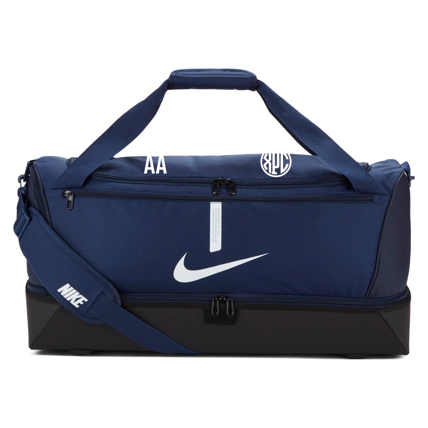 Nike Academy Team Hardcase Duffel Bag (Large) - Midnight Navy/Black/White
