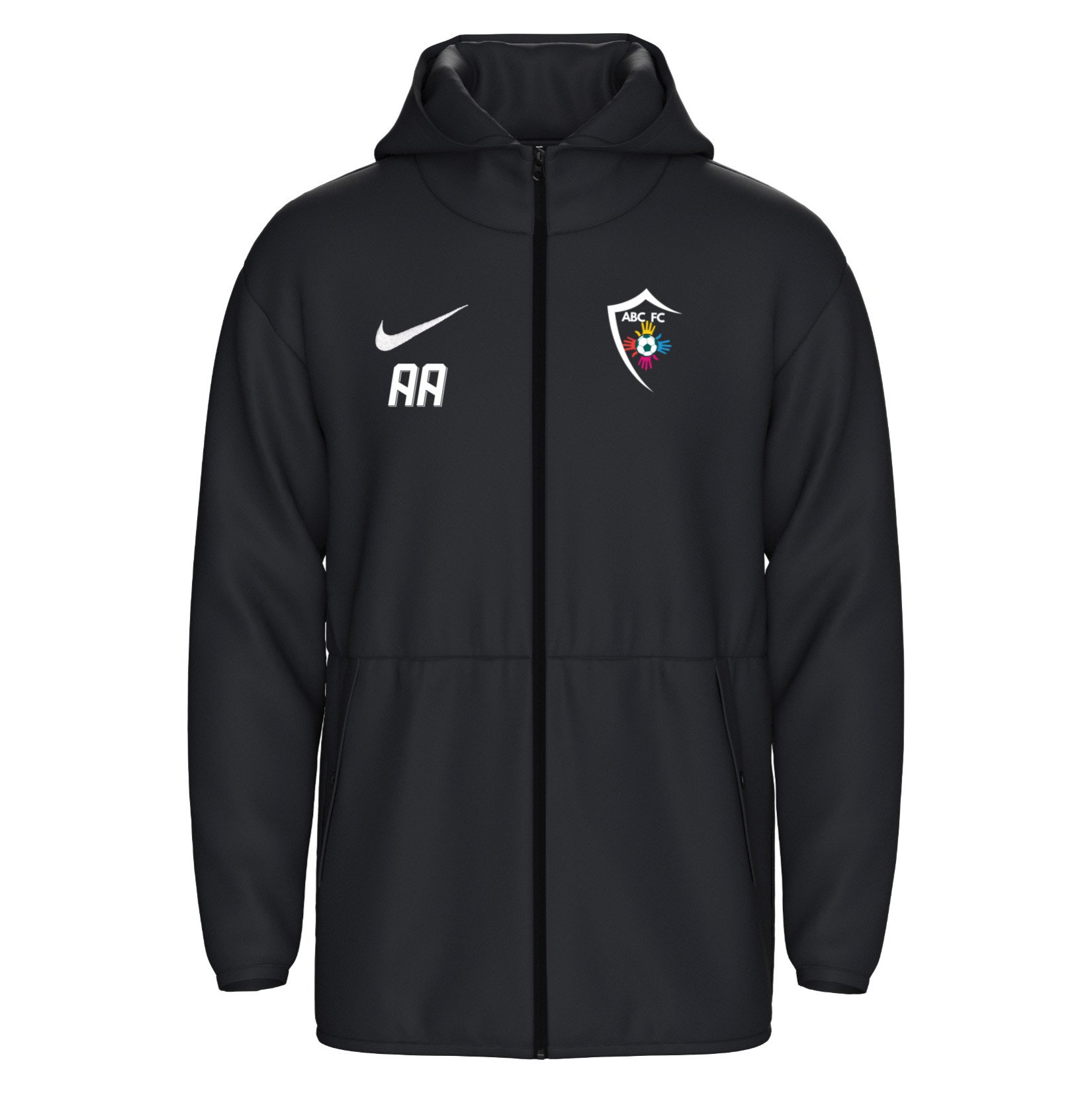 Nike Therma Repel Mens Park Jacket - Black/White