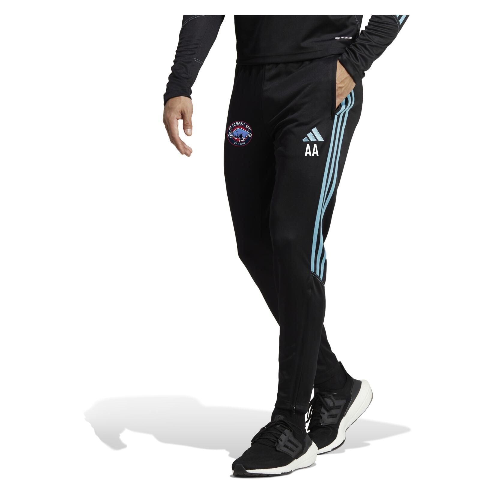 adidas Tiro 23 Club Training Pants - Black/Preloved Blue