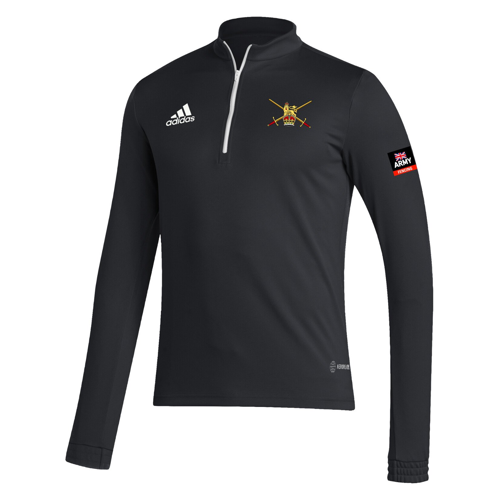 adidas Entrada 1/4 Zip Drill Top Midlayer - Black