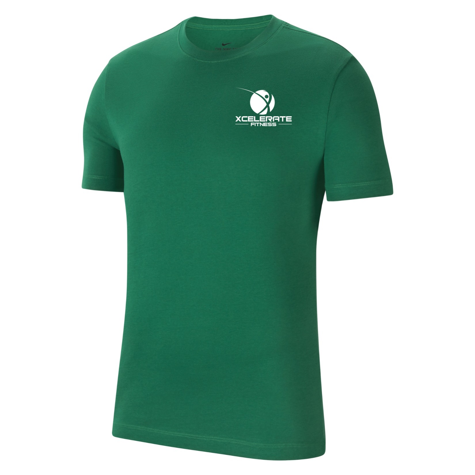 Nike Team Club 20 Cotton T-Shirt (M) - Pine Green/White