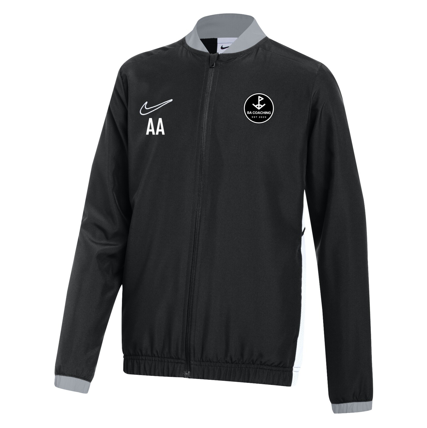 Nike Dri-FIT Academy 25 Woven Track Jacket - Black/White/White