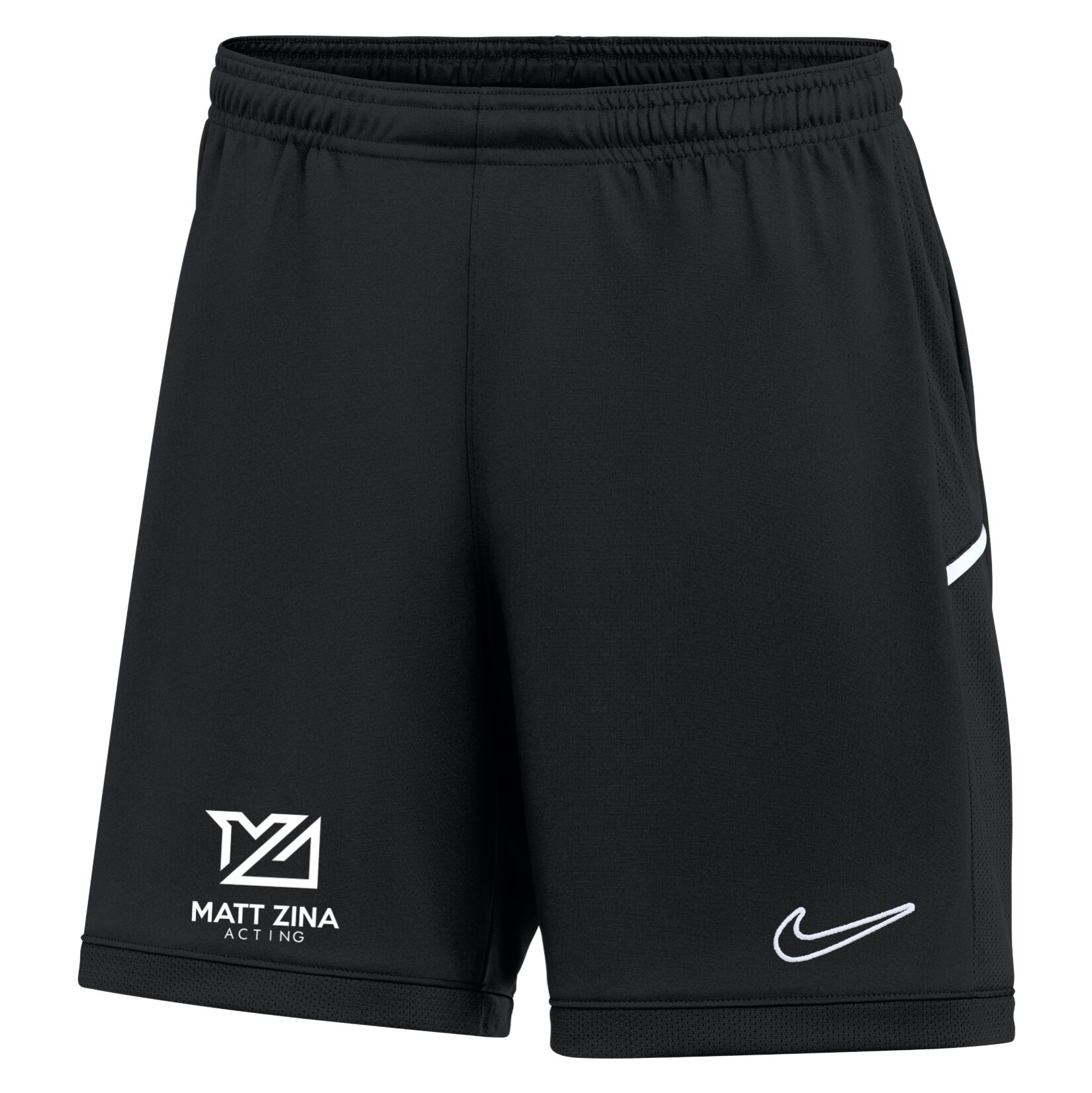 Nike Dri-FIT Academy 25 Shorts (W) - Black/Black/White