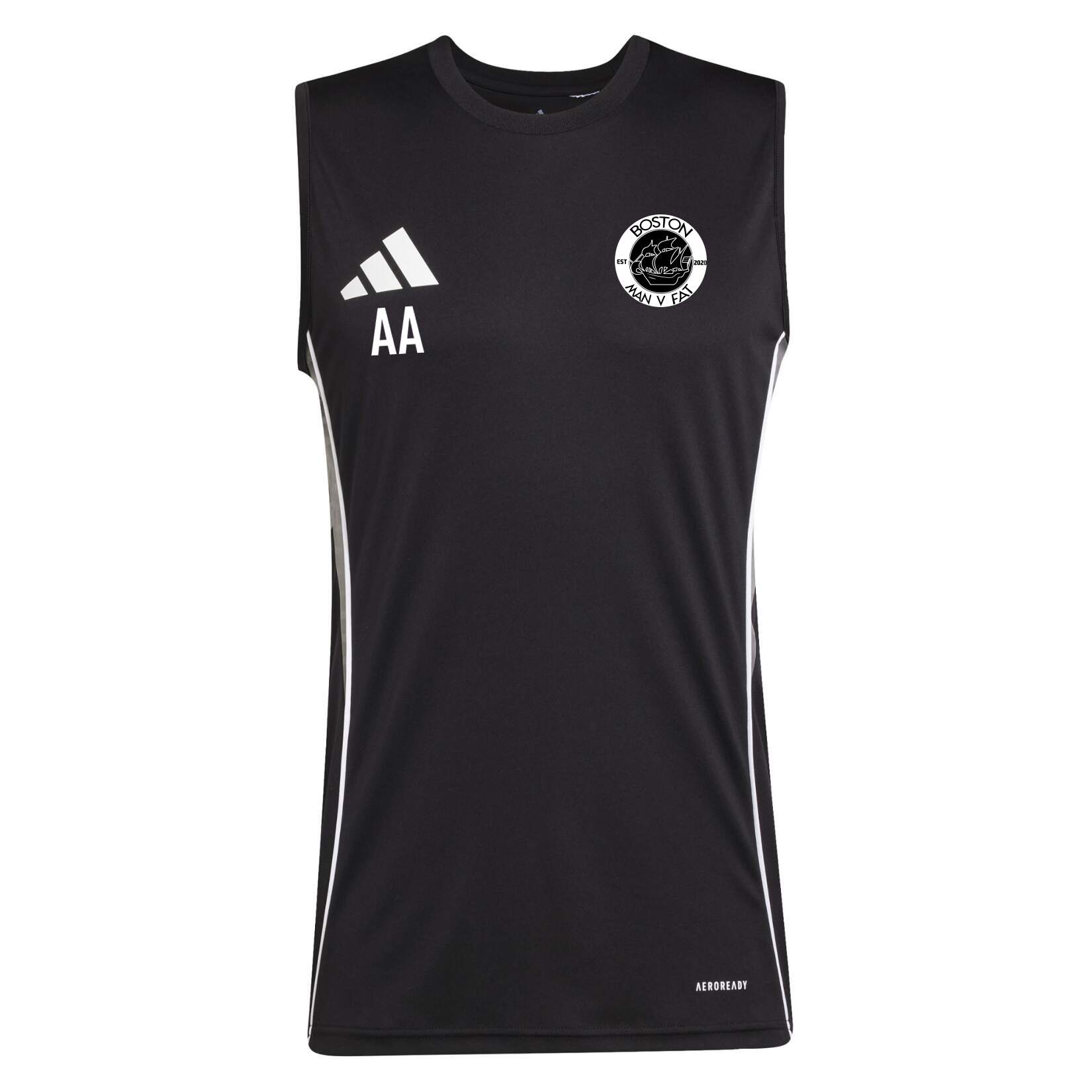 adidas Tiro 25 Competition Sleeveless Jersey - Black/Team Grey Four/White