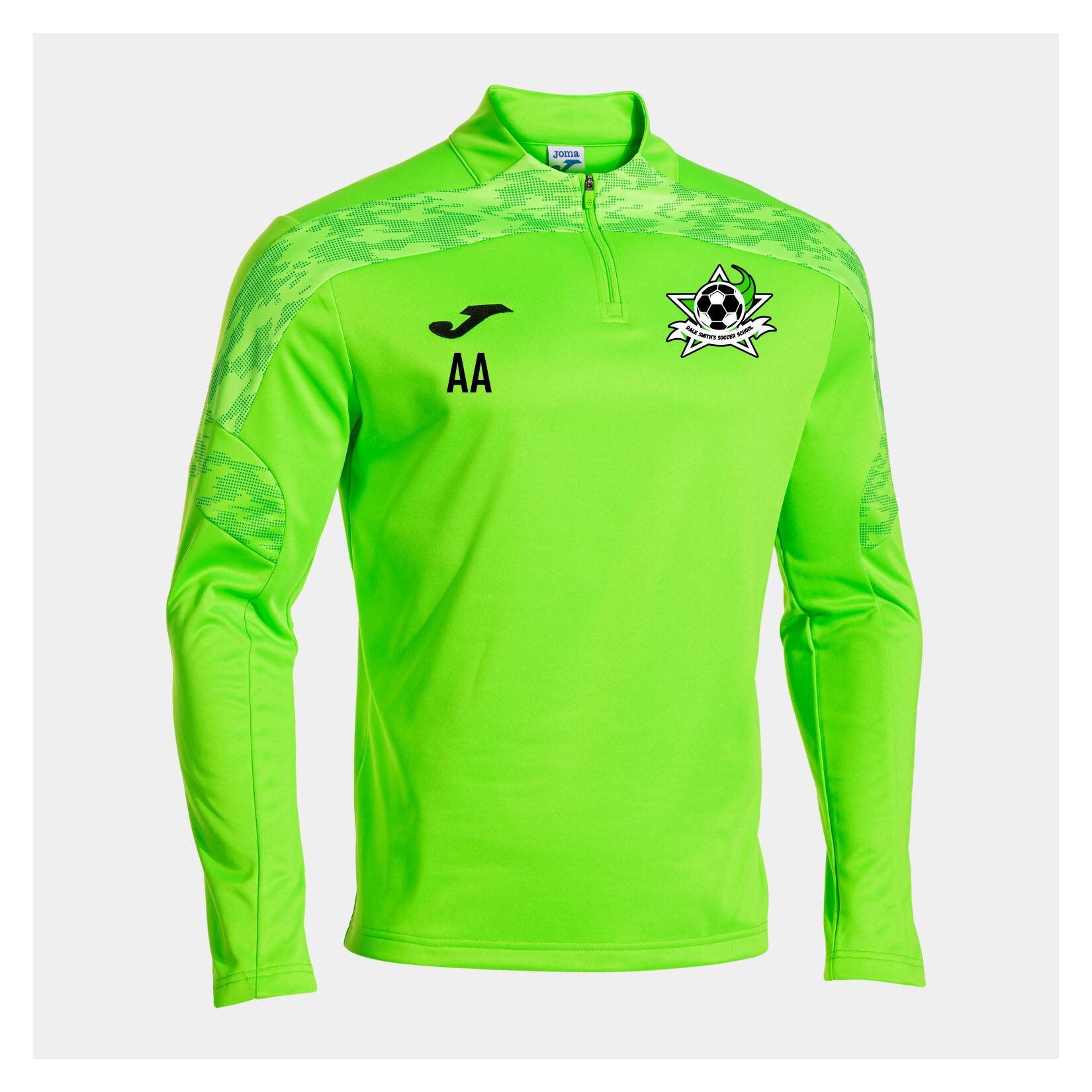 Joma Championship VIII 1/2 Zip Sweatshirt - Fluorescent Green/Black