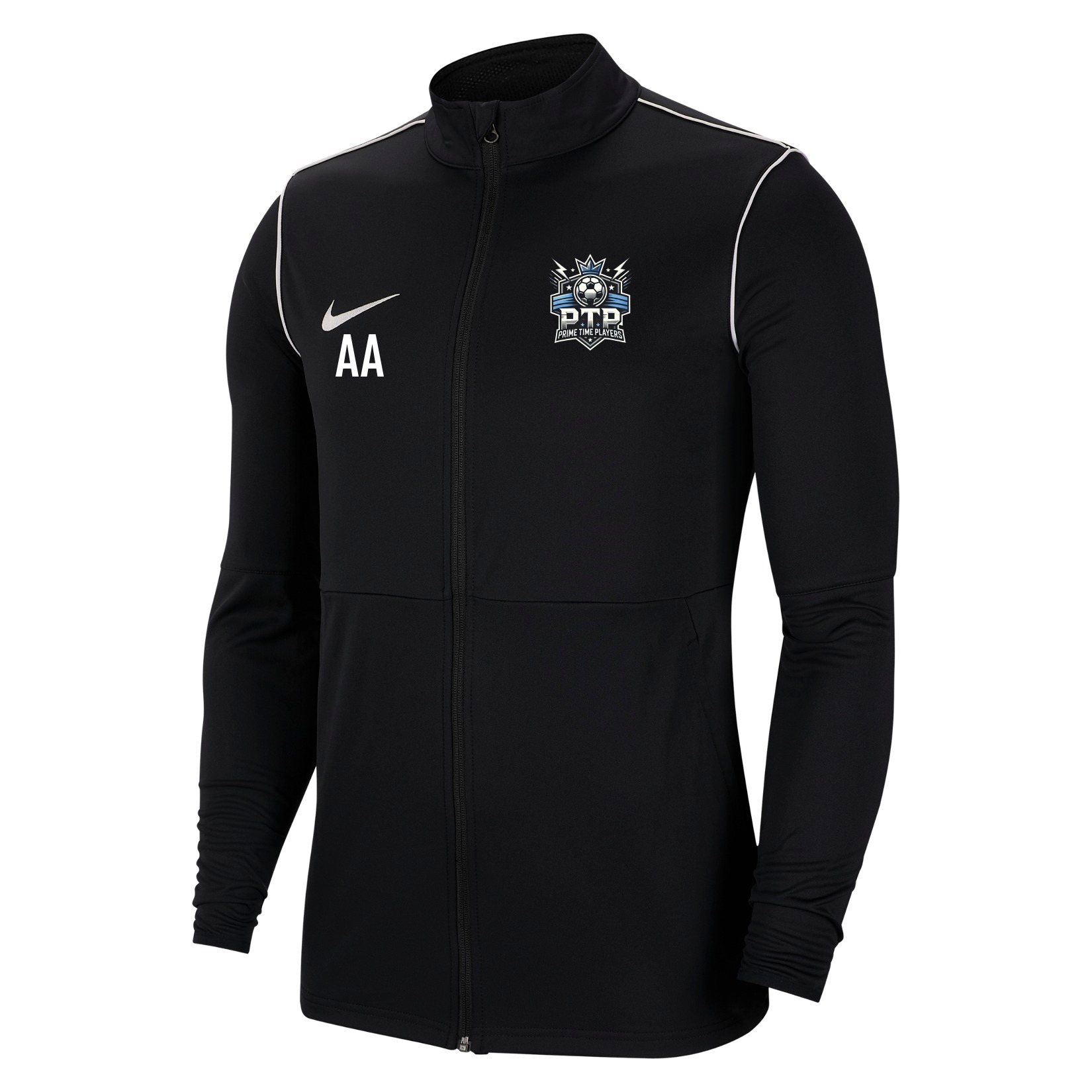 Nike Dri-FIT Park 20 Knitted Track Jacket - Black/White/White
