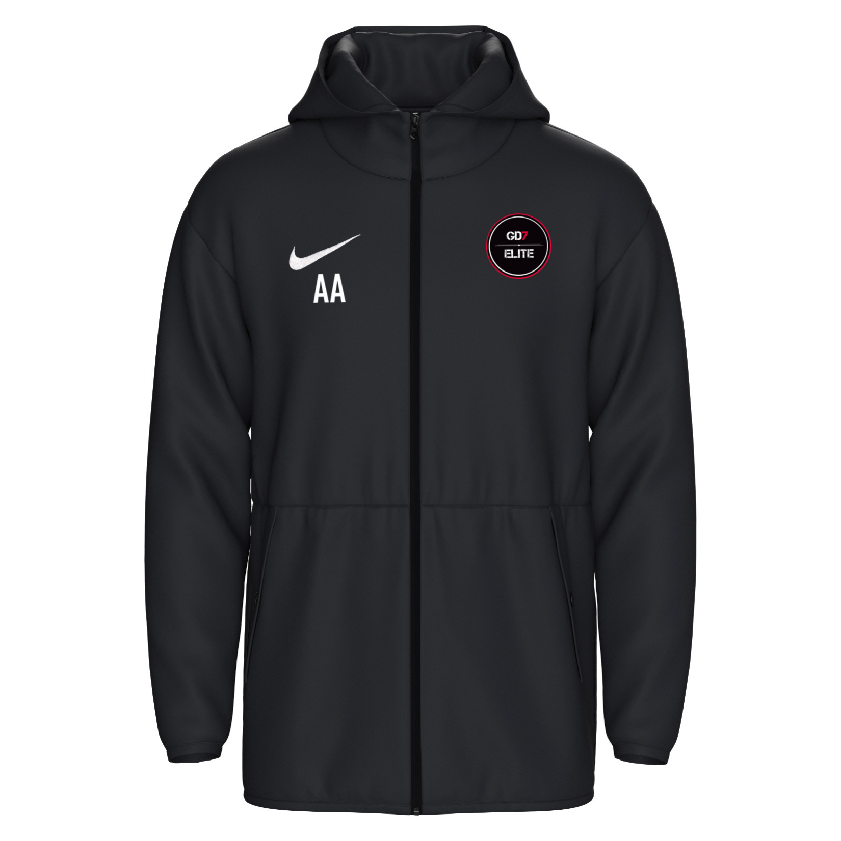 Nike Therma Repel Mens Park Jacket - Black/White