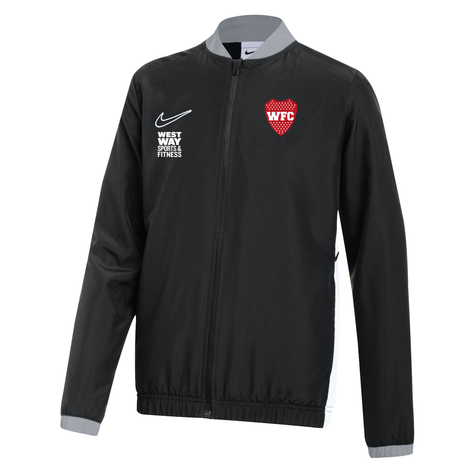 Nike Dri-FIT Academy 25 Woven Track Jacket - Black/White/White