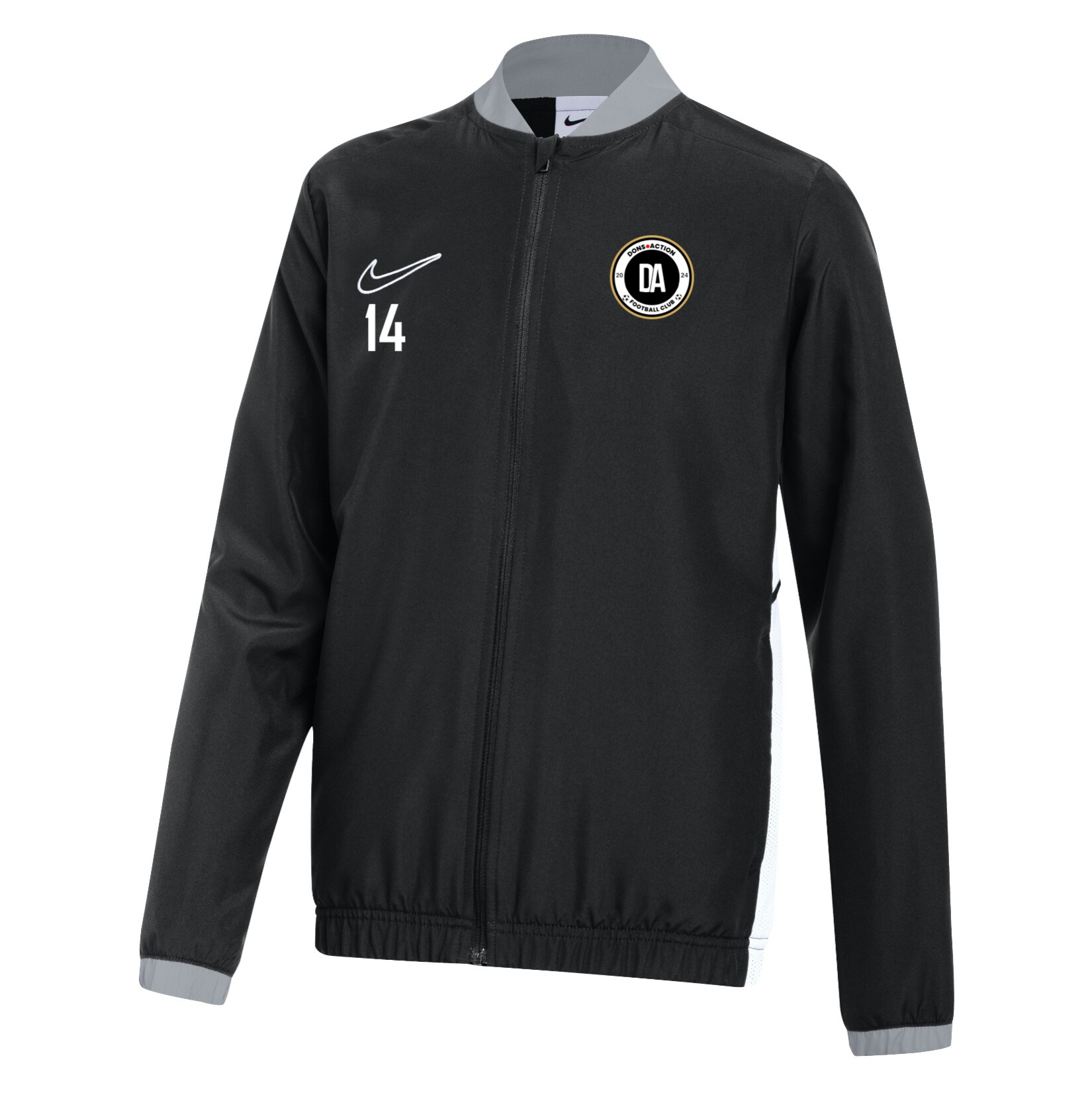 Nike Dri-FIT Academy 25 Woven Track Jacket - Black/White/White