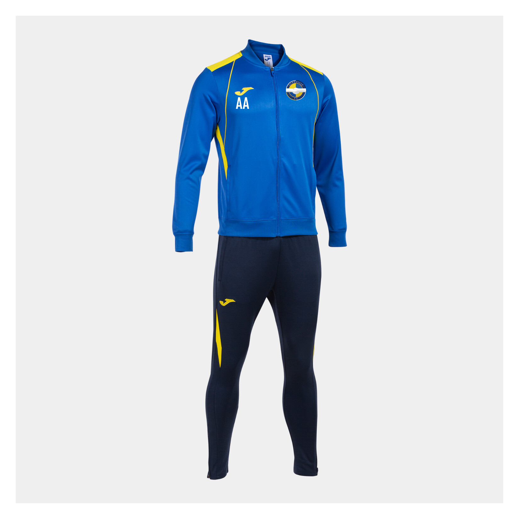 Joma Championship VII Full Tracksuit - Royal/Yellow