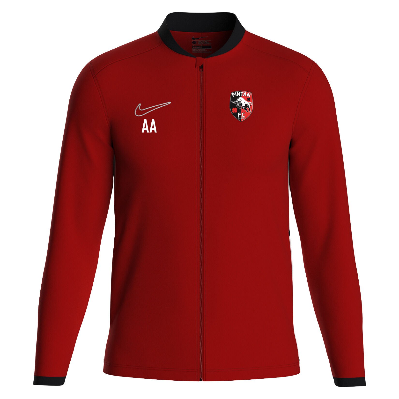 Nike Dri-FIT Academy 25 Knit Track Jacket - University Red/Gym Red/White