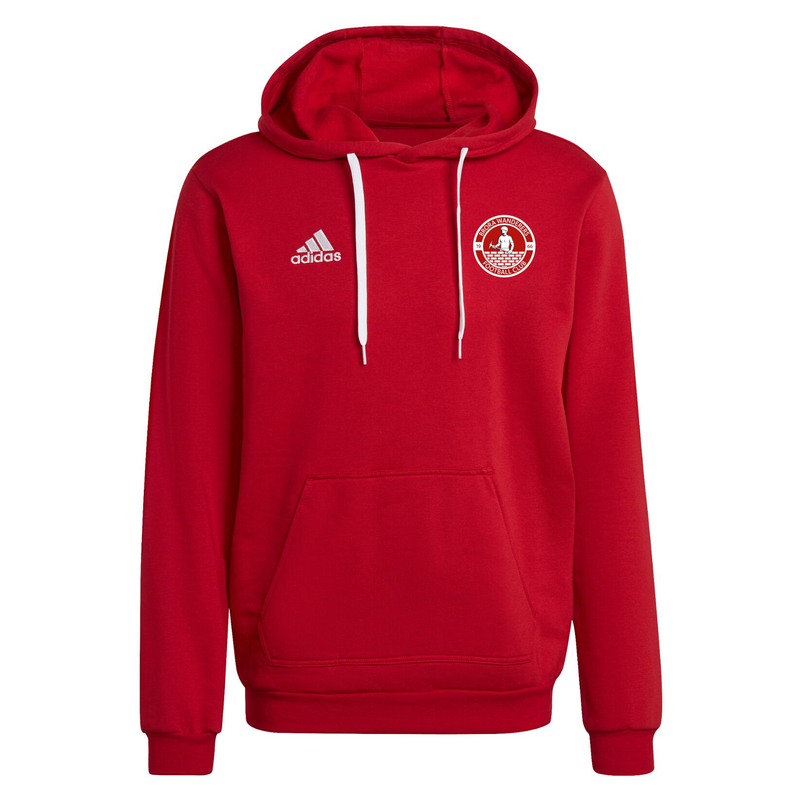 adidas Entrada 22 Hoodie - Team Power Red