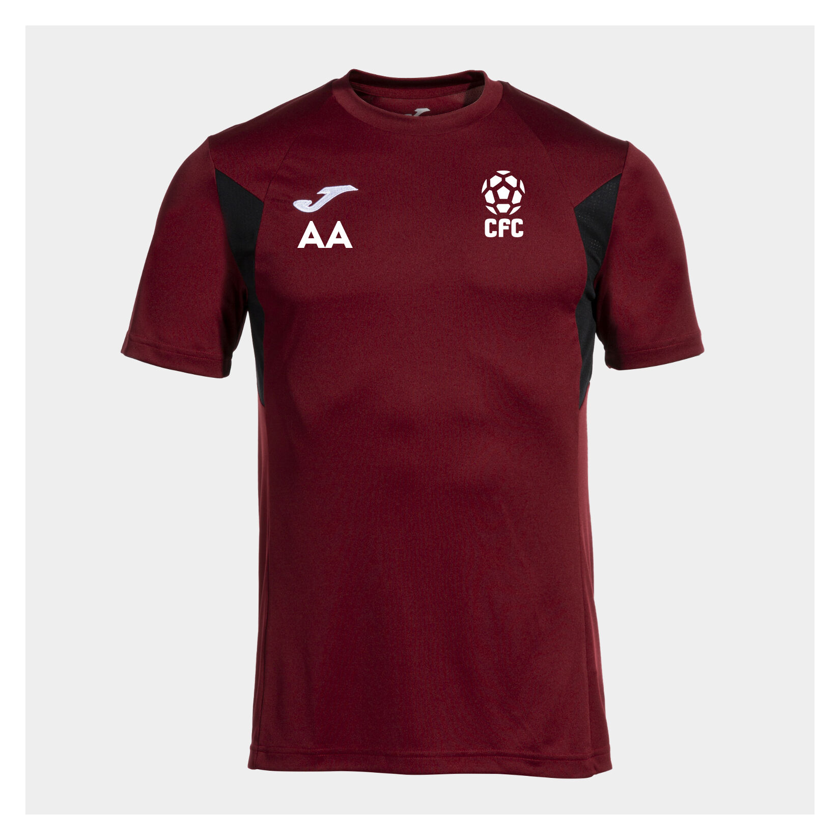 Joma Winner III T-shirt - Wine/Black
