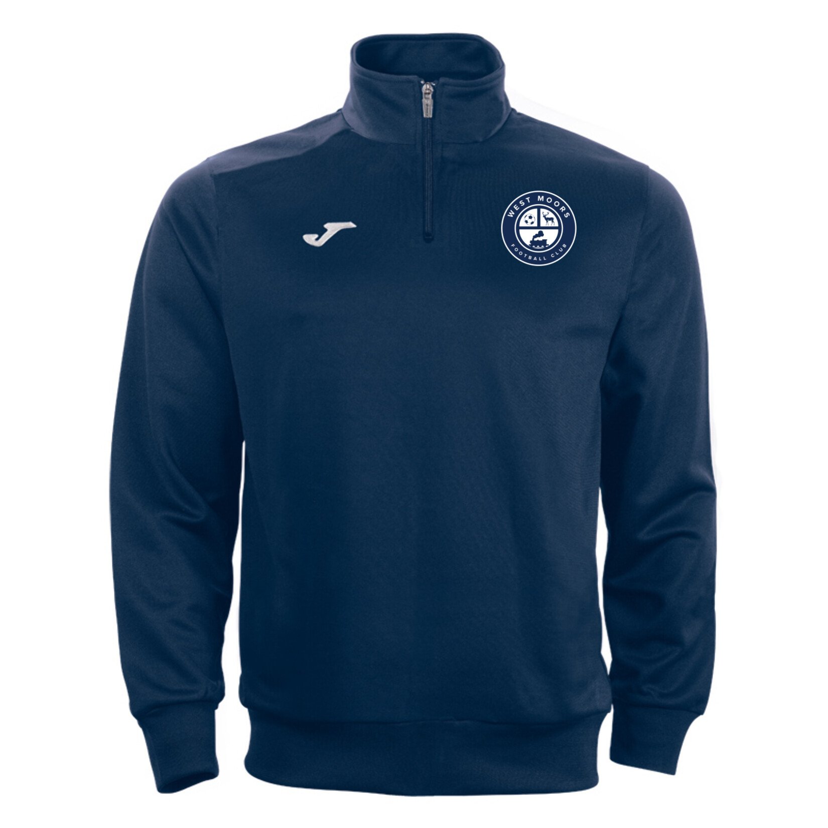 Joma Faraon 1/4 Zip Sweatshirt - Navy/White