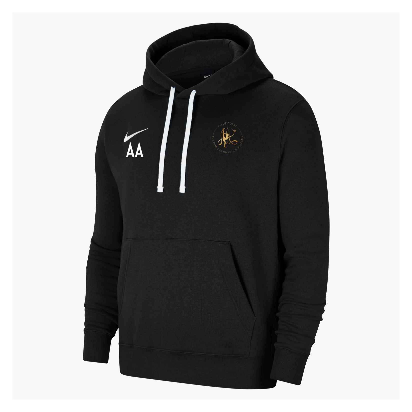 Nike Team Club 20 Fleece Hoodie (M) - Black/White/White