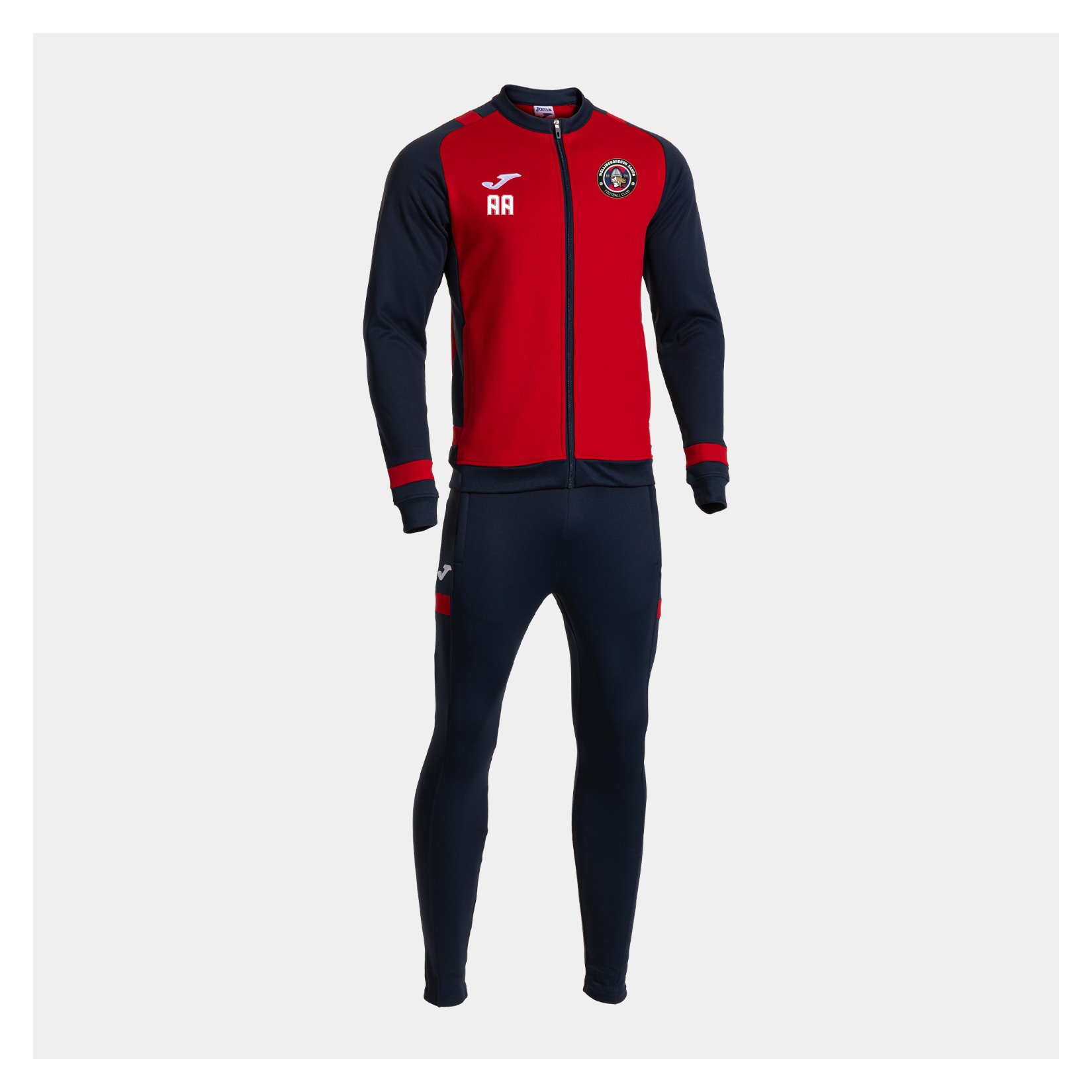 Joma Lider Tracksuit - Red/Dark Navy/White