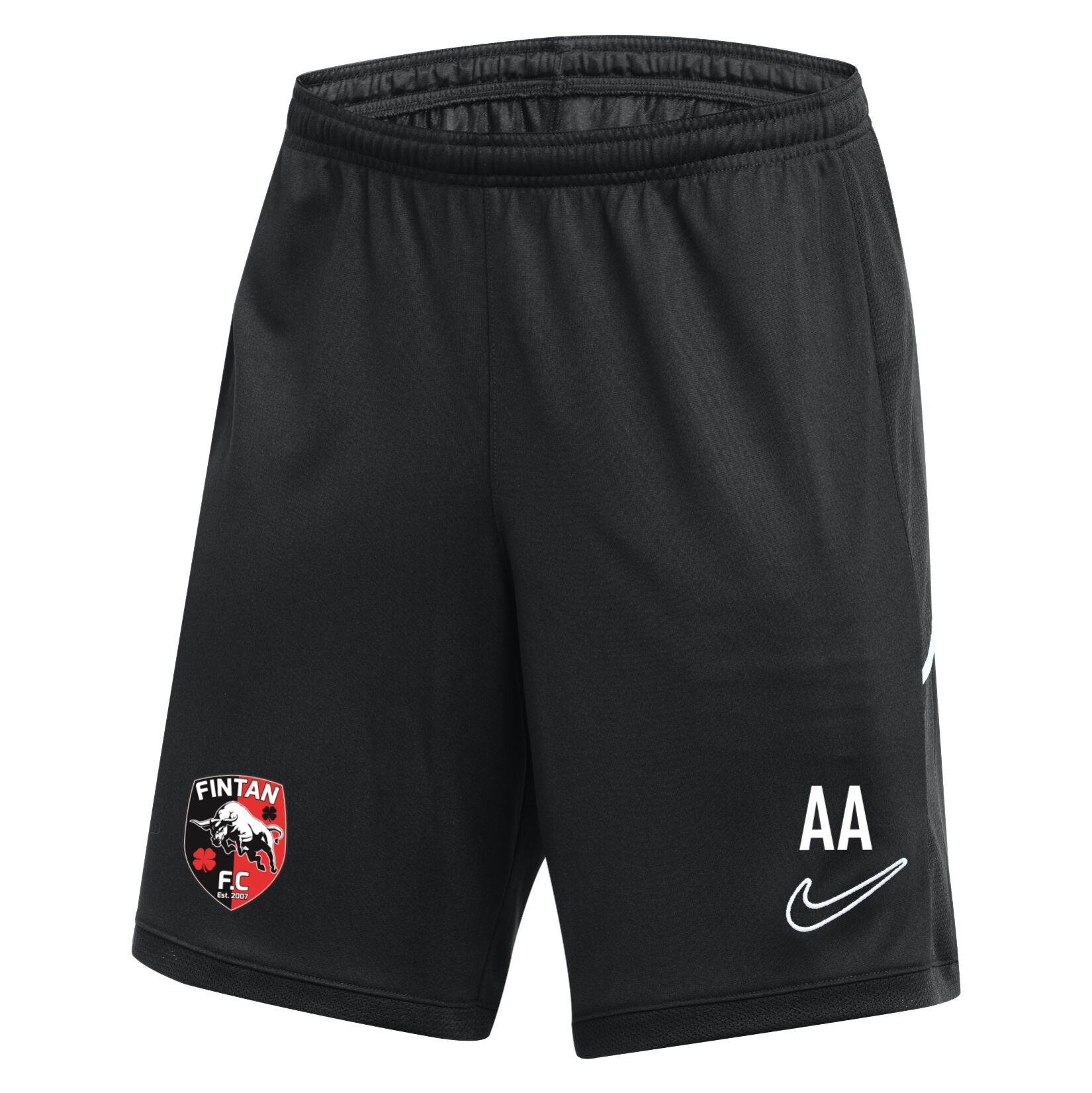 Nike Dri-FIT Academy 25 Shorts - Black/Black/White