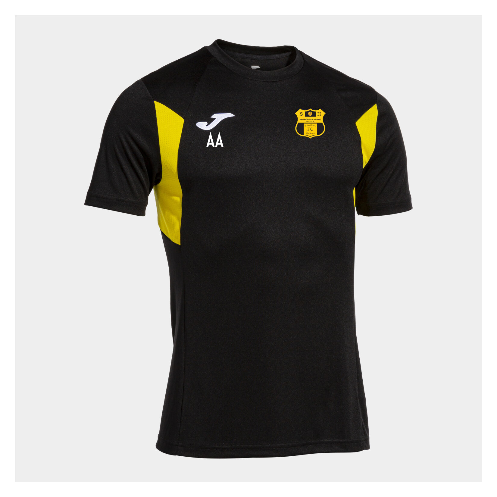 Joma Winner III T-shirt - Black/Yellow