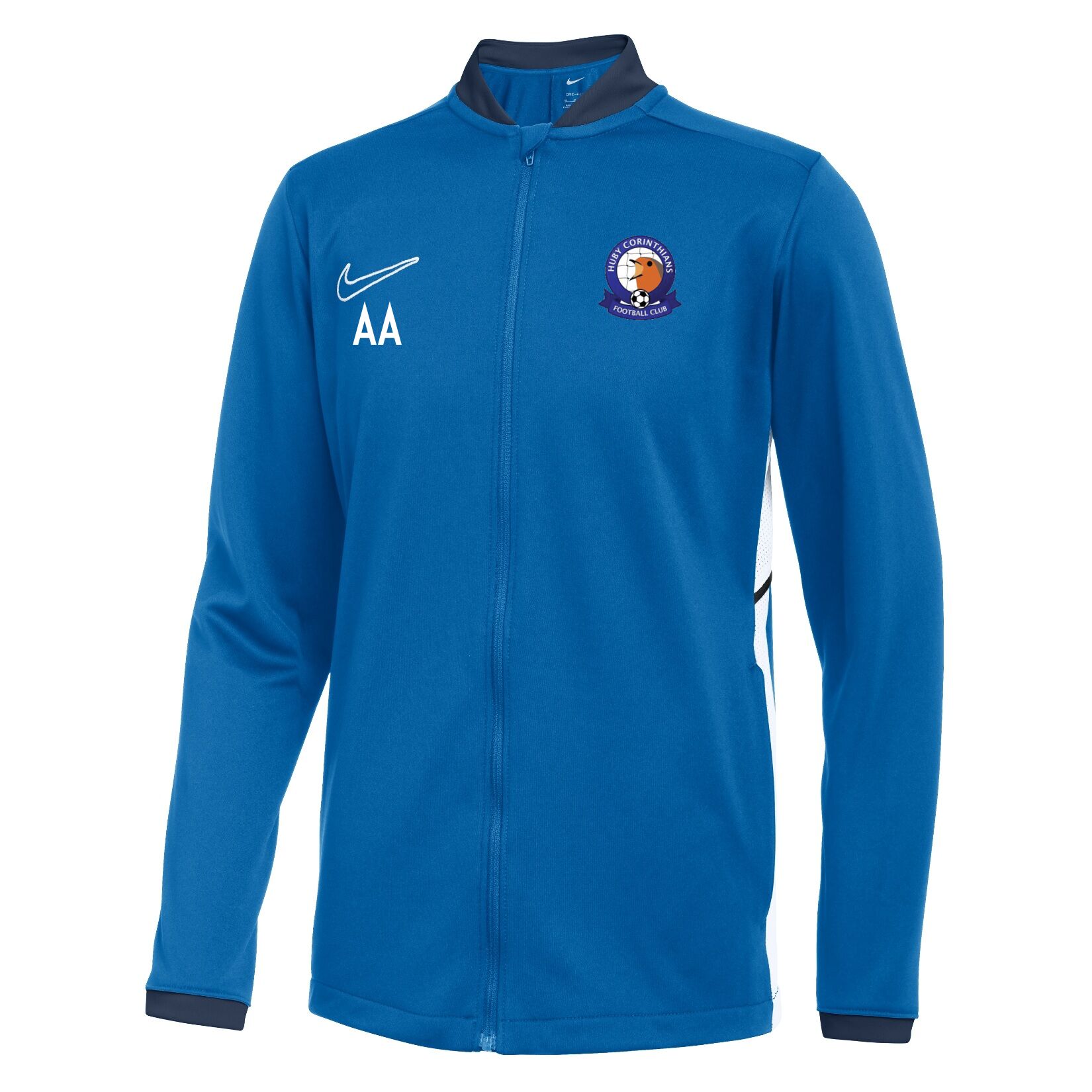 Nike Dri-FIT Academy 25 Knit Track Jacket - Royal Blue/Obsidian/White