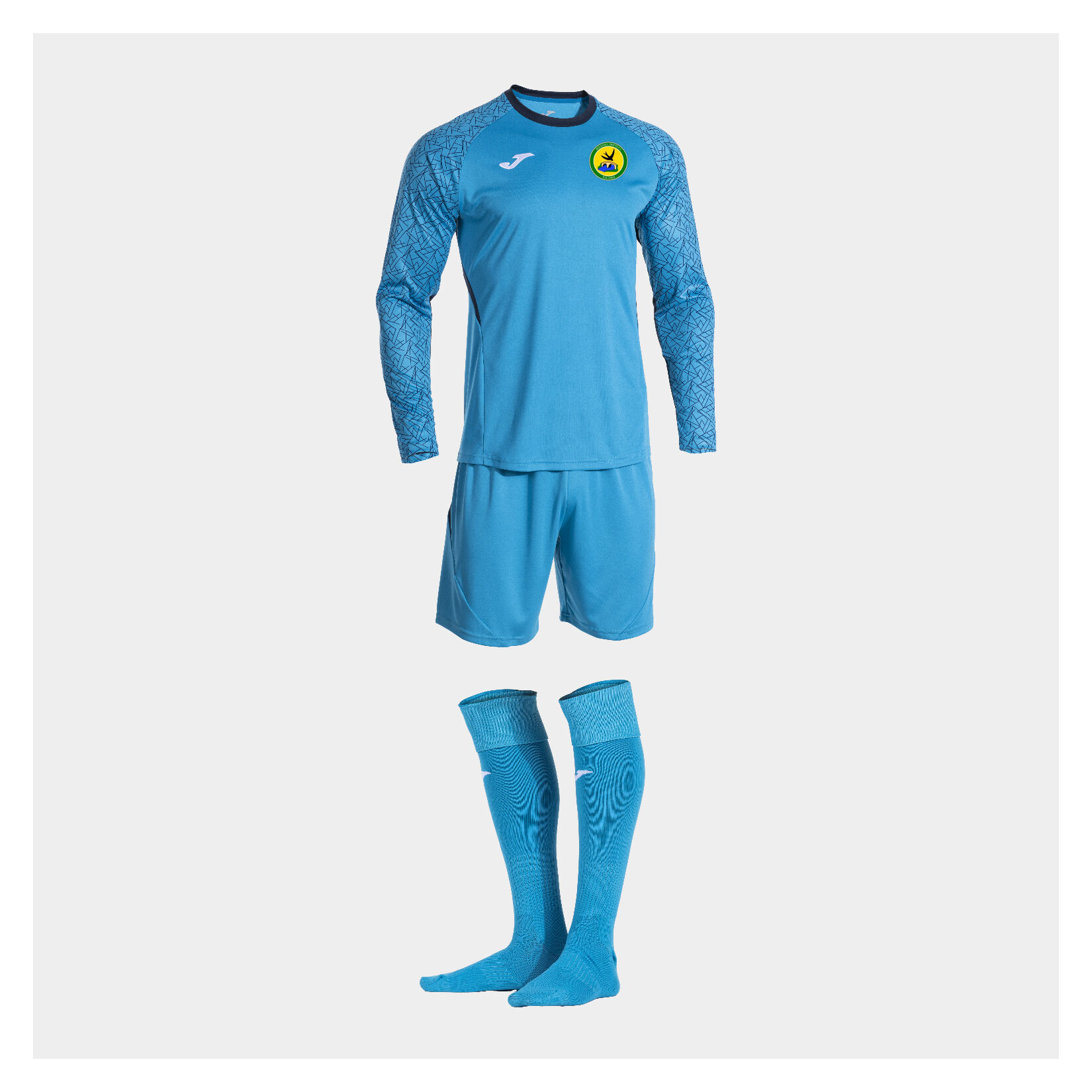 Joma Zamora X Long-Sleeve Goalkeeper 3-Piece Set - Blue Jewel/Navy