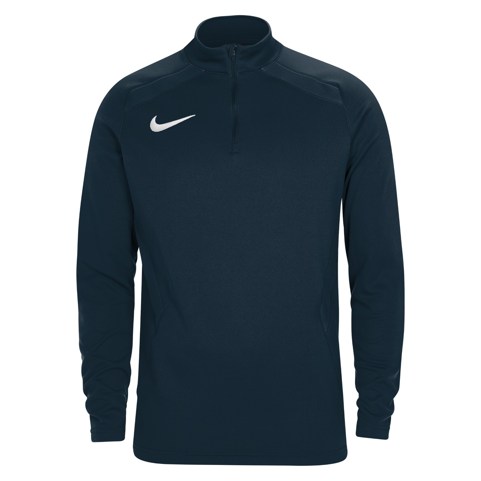 Zelus-Nike 1/4 Zip Midlayer - Obsidian/White