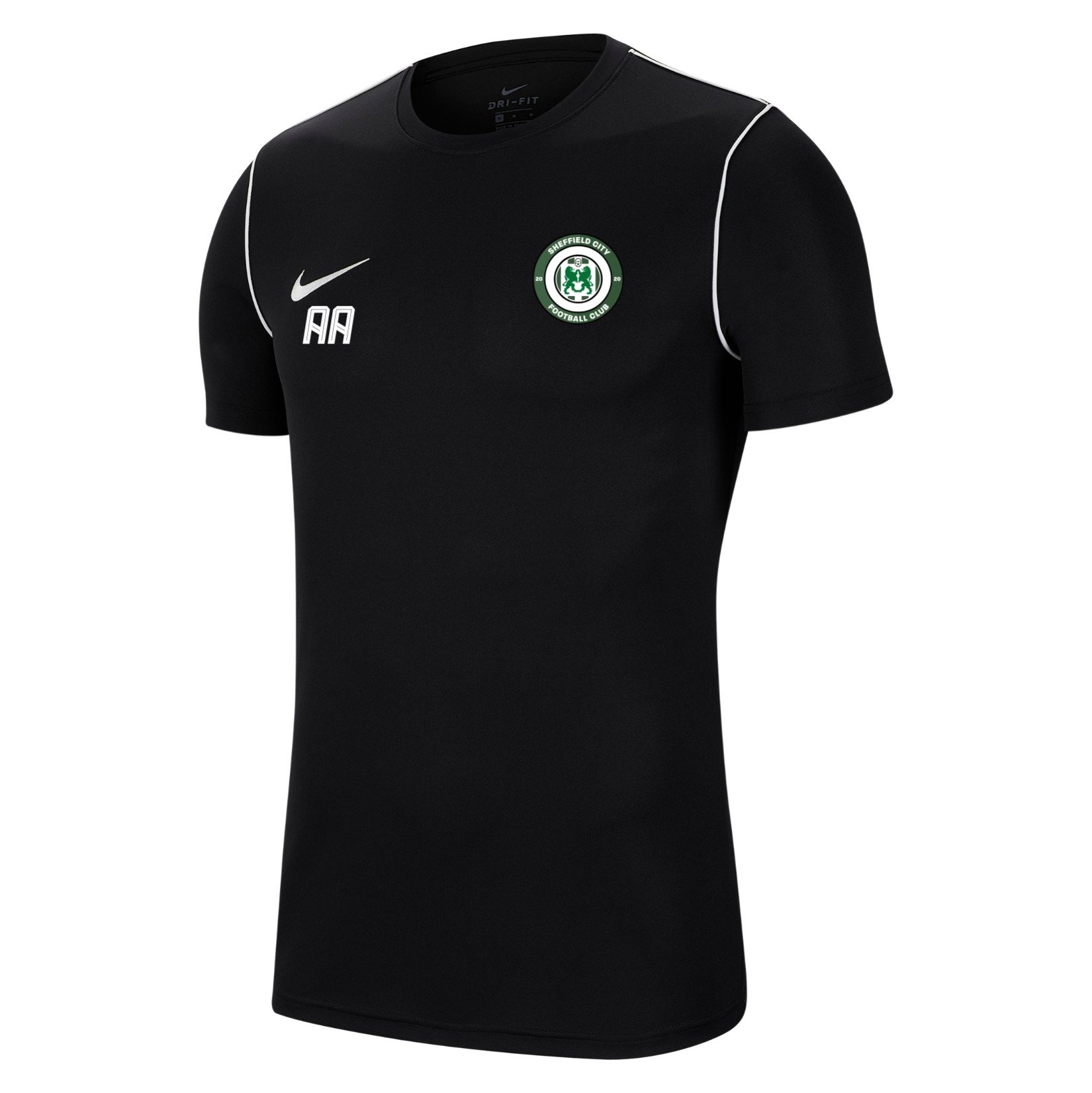 Nike Park 20 Short Sleeve Training Tee - Black/White/White