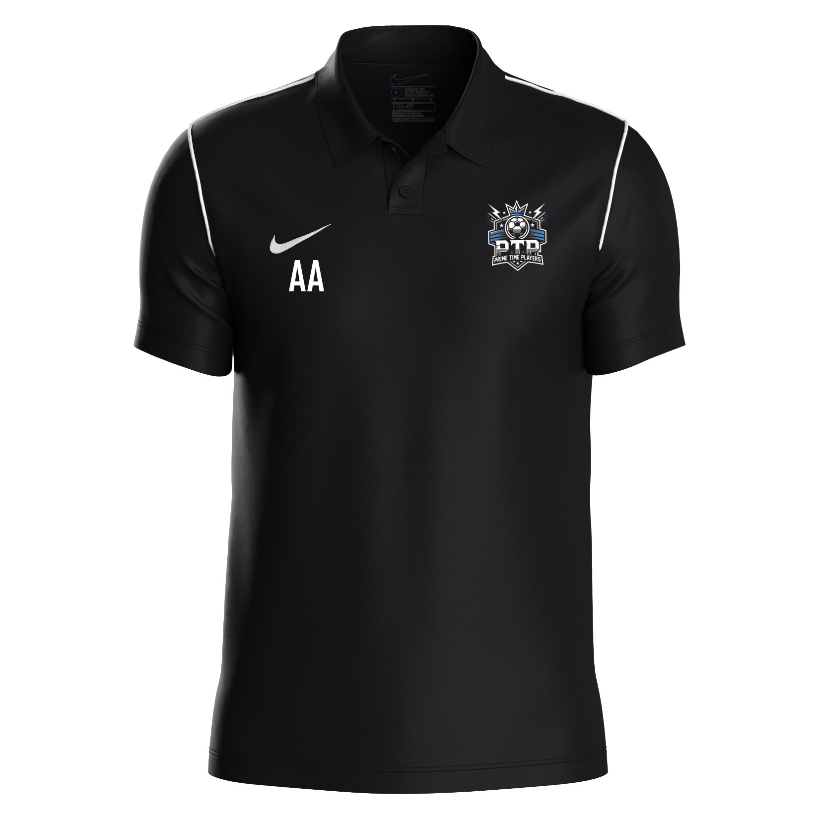 Nike Dri-FIT Park 20 Polo - Black/White/White