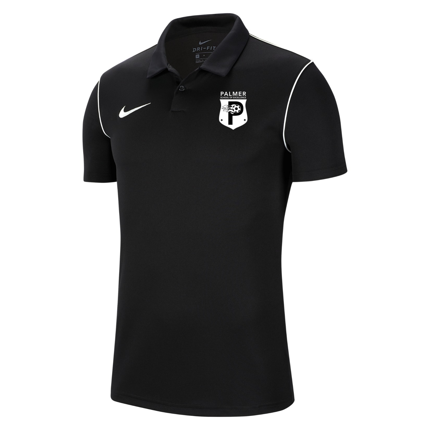 Nike Dri-FIT Park 20 Polo - Black/White/White