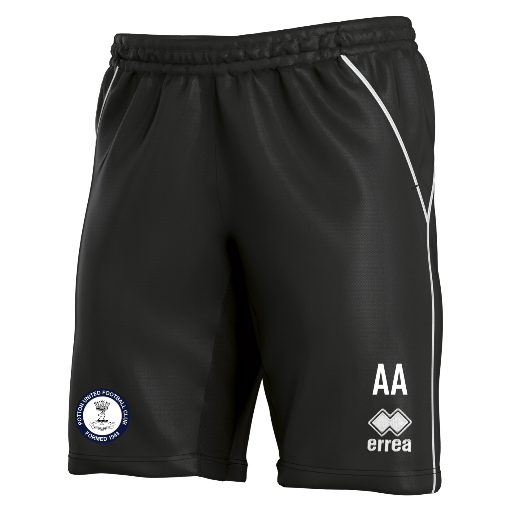 Errea Ivan 3.0 Bermuda Shorts - Black/White