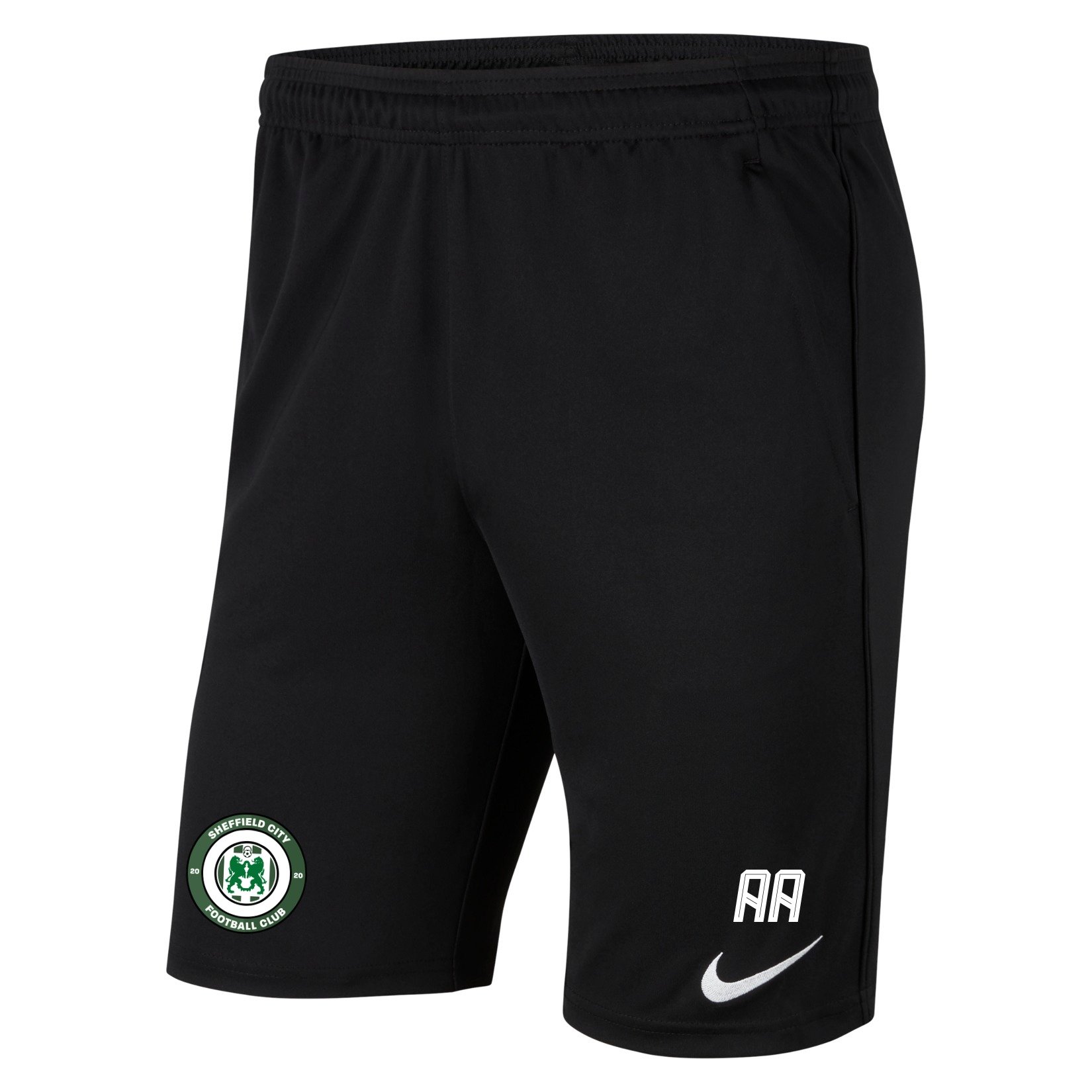 Nike Park 20 Pocketed Shorts (M) - Black/Black/White