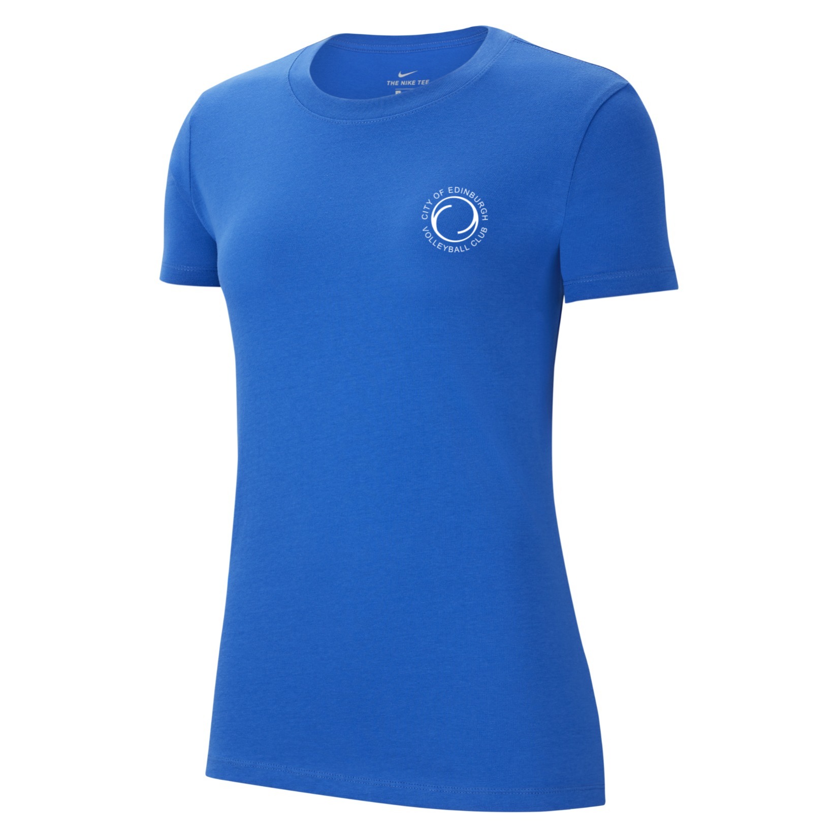 Nike Team Club 20 Cotton T-Shirt (W) - Royal Blue/White