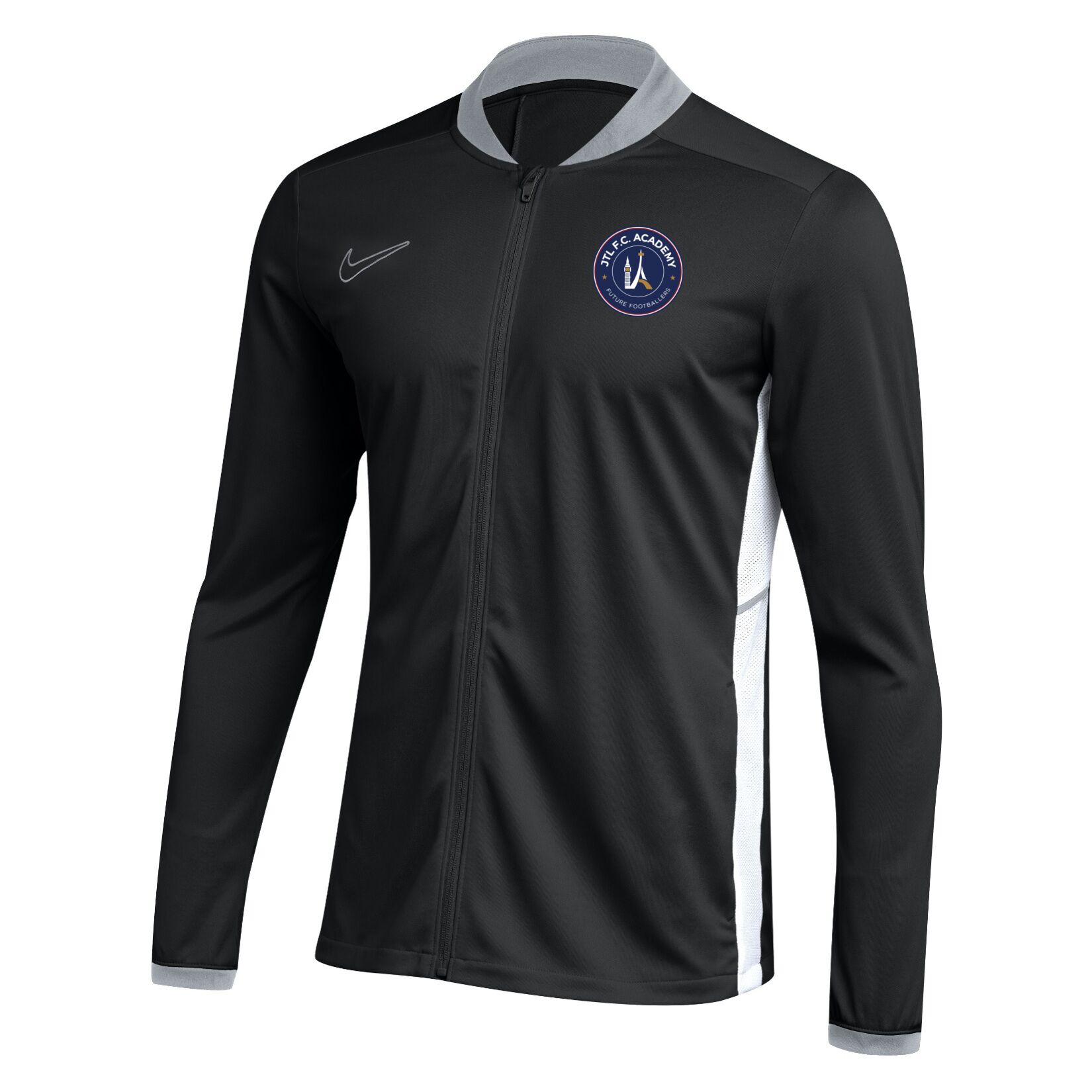 Nike Dri-FIT Academy 25 Knit Track Jacket - Black/White/White
