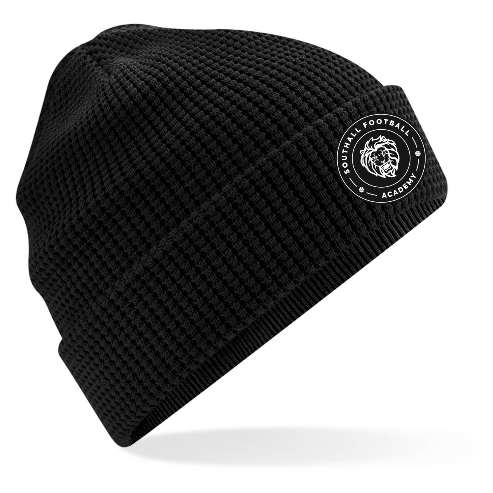 Ralawise Organic Cotton Waffle Beanie - Black