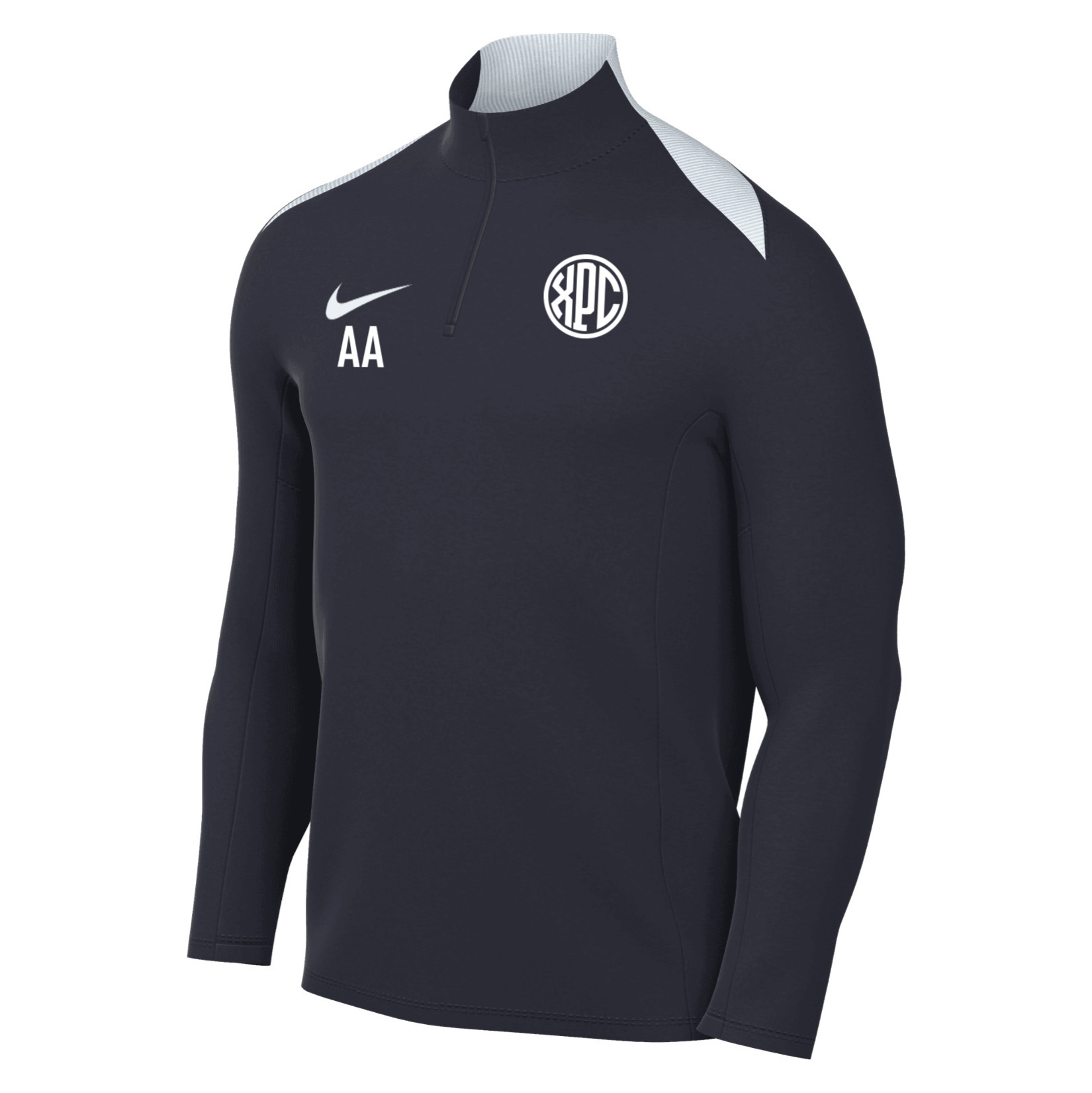Nike Academy Pro 24 Dri-FIT Drill Top - OBSIDIAN/OBSIDIAN/WHITE/WHITE