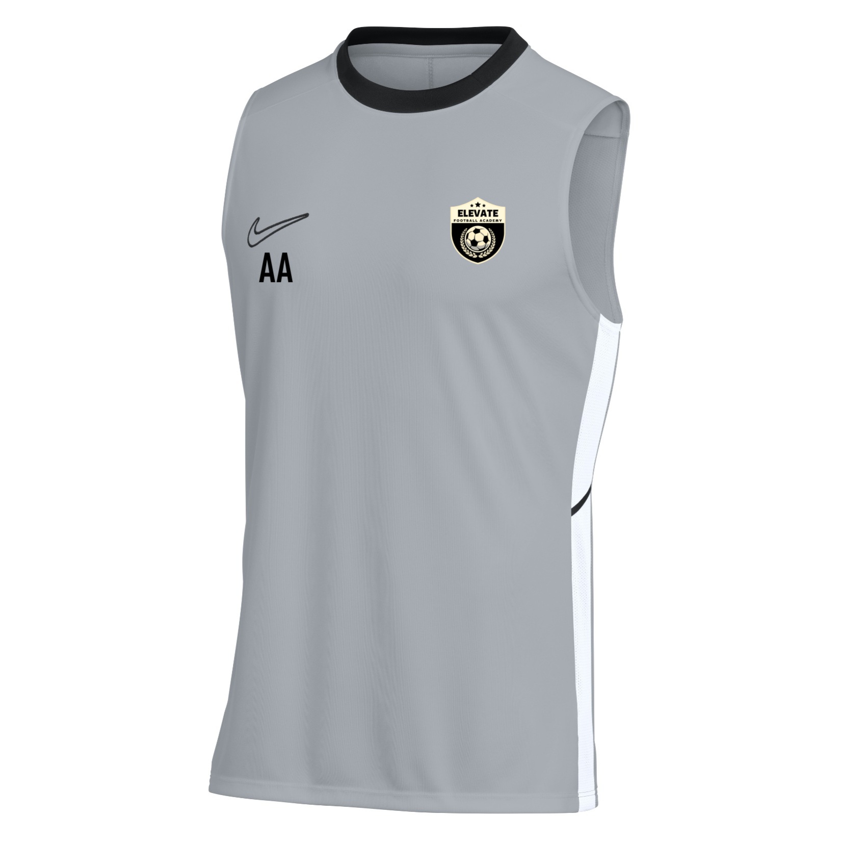 Nike Dri-FIT Academy 25 Sleeveless Top - Wolf Grey/Black/White