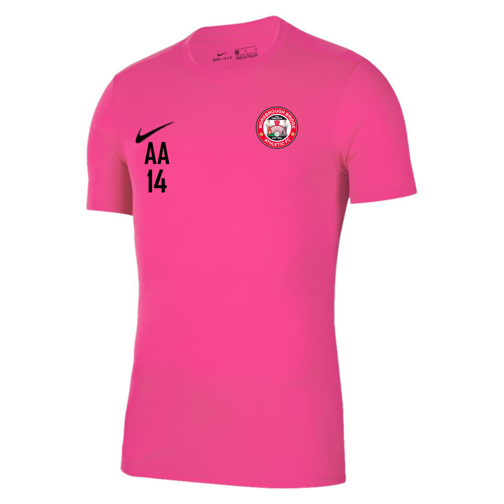 Nike Park VII Dri-FIT Short Sleeve Shirt - Vivid Pink/Black
