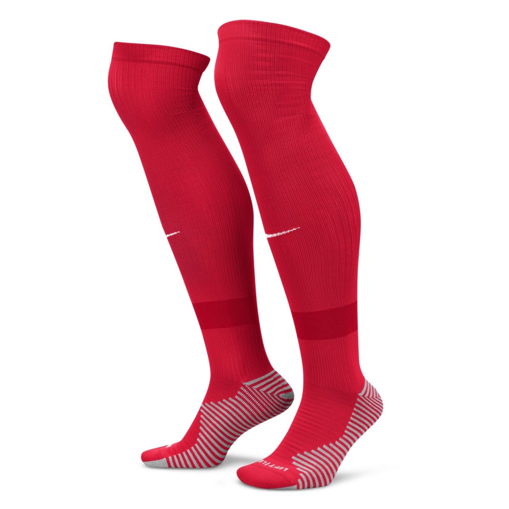 Nike Strike Dri-FIT Knee-High Soccer Socks - UNIVERSITY RED/GYM RED/WHITE
