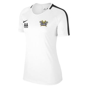 Nike Womens Academy 18 Short Sleeve Top (w) White-Black-Black