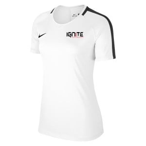 Nike Womens Academy 18 Short Sleeve Top (W) White-Black-Black