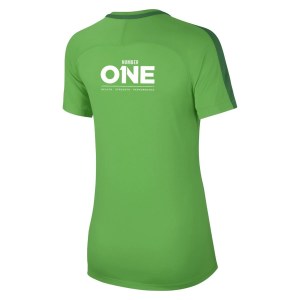 Nike Womens Academy 18 Short Sleeve Top (w) Lt Green Spark-Pine Green-White