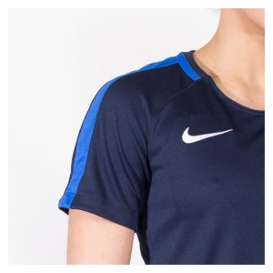 Nike Womens Academy 18 Short Sleeve Top (w) Obsidian-Royal Blue-White