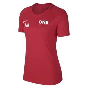 Nike Womens Academy 18 Short Sleeve Top (w) University Red-Gym Red-White