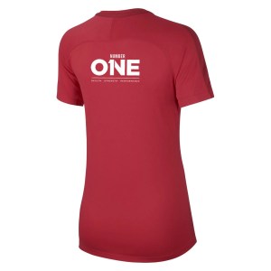 Nike Womens Academy 18 Short Sleeve Top (w) University Red-Gym Red-White