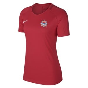 Nike Womens Academy 18 Short Sleeve Top (W) University Red-Gym Red-White